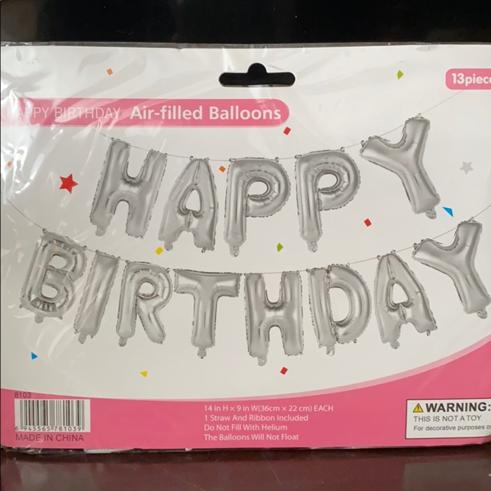 H A P P Y   B I R T H D A Y   B A L L O O N S
